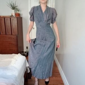 Vintage handmade 40s style dress